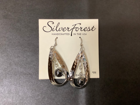 NE-2356 Silver Forest Earrings