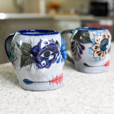 Lucia's Imports - La Catrina Sugar Skull Skeleton Mug CR-114C
