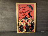 A Rousing Happy Halloween To You Decor Wood Cutout: 10x6