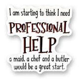 Tipsy Coasters & Gifts - Funny Sticker | Professional help
