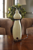 Meadowbrooke Gourds - Jake Ghost Medium Tall Lit Handcrafted Gourd