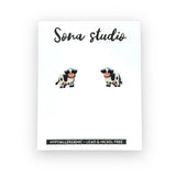 Sona Studio - Have a Cow Earrings