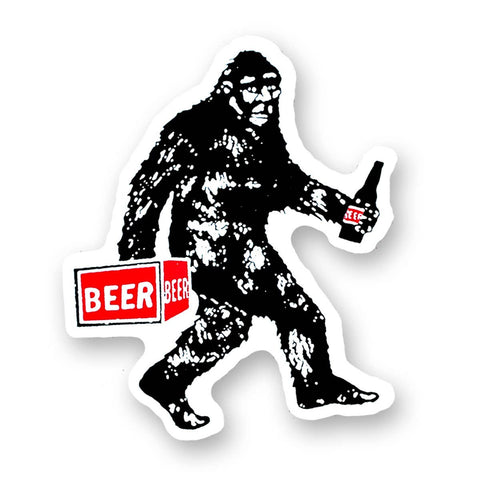 Tipsy Coasters & Gifts - Funny Sticker | Bigfoot beer