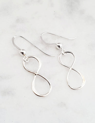 Sosie Designs - Silver Infinity Earrings