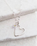 Sosie Designs - Silver Open Your Heart Necklace