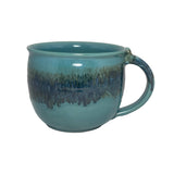 Clay in Motion -  Latte Mug: Ocean Tide