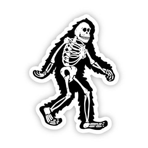 Big Moods - Bigfoot Skeleton Sticker