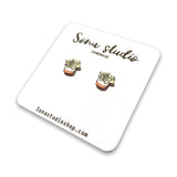 Sona Studio - Succulent Earrings