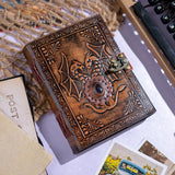 Dragon Leather diary with Stone Embossed Travel Journal