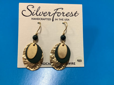 Ne-2307 silver Forest Earrings