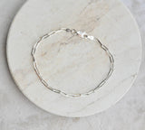 Sosie Designs - Sterling Silver Paperclip Bracelet