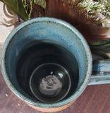 Turtle Hollow Pottery - Vintage diamonds mug