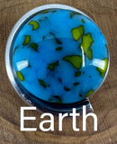 Open Teardrop Ring: Granite