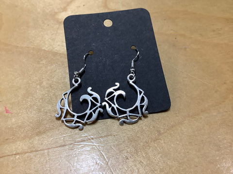 Curved Open Design Earrings by Jean G.