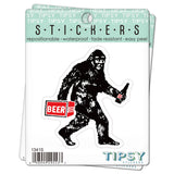 Tipsy Coasters & Gifts - Funny Sticker | Bigfoot beer