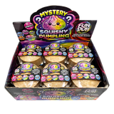 Novelty Brands - Fun Doh Mystery Dumpling Squishies | 12-Piece Retail Display: Wholesale Price