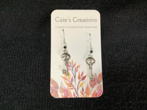 Skeleton Key Earrings by Caitlin