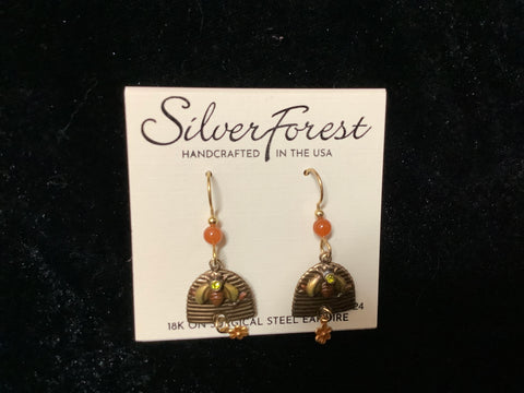 NE-2373 Silver Forest Earrings