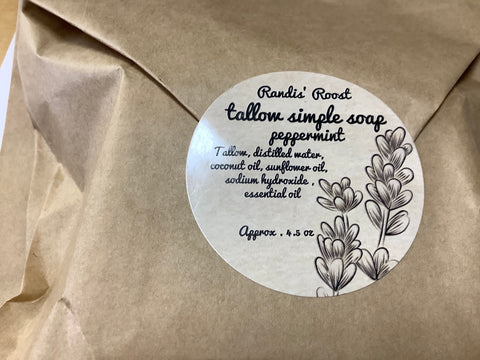 Tallow Simple Soap Lavender by artist Lisa R.