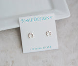 Sosie Designs - Sterling Silver Horseshoe Crystal Stud ST131