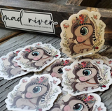 Mad River - Feather Horse Sticker / Decal