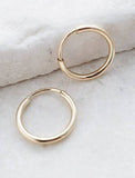 Sosie Designs - #ST502 Gold-Filled Tiny Endless Huggie Hoops