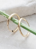 Sosie Designs - #ST502 Gold-Filled Tiny Endless Huggie Hoops