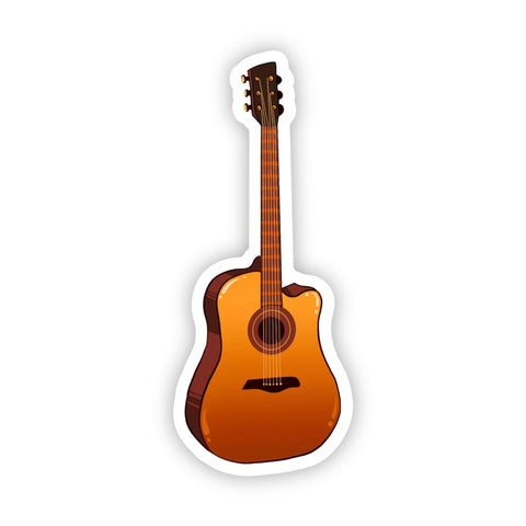 Big Moods - Acoustic Guitar Sticker