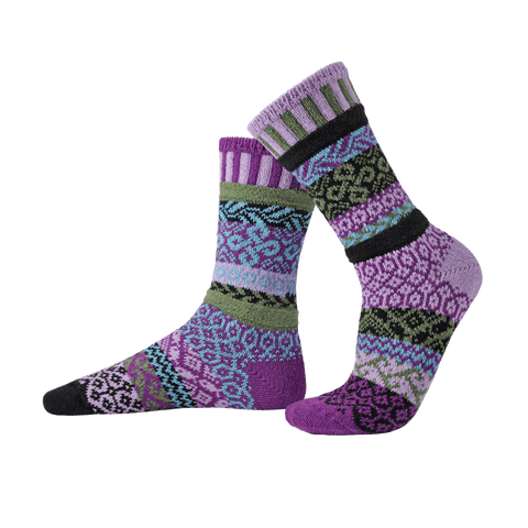 Solmate Socks - La Seine Crew Socks | Eco-Friendly & Made in the USA: S (Women6-8/Men5-7)