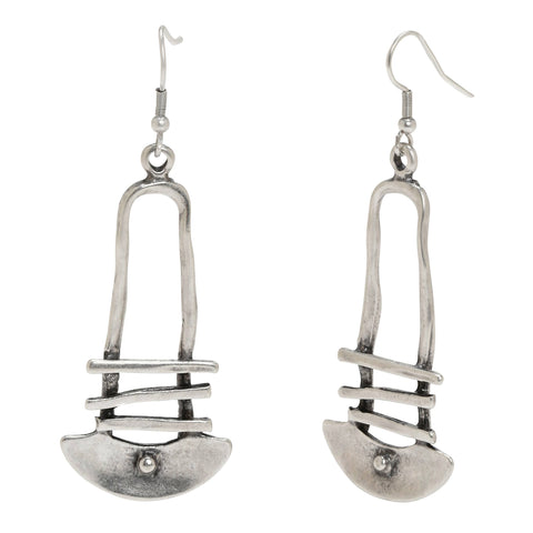 Chanour - Handmade Pewter Earrings - KU141