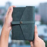 Leather journal diary with Unruled/Ruled page Travel journal: Unlined