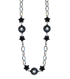 Classic Hardware - Star Ball Choker Black Necklace