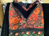 Handcrafted Flowered Sling Bag by Carol