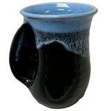 Clay in Motion - The Original Handwarmer Mug: Lava Foam / Left Hand