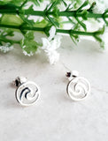 Sosie Designs - Silver Wave Stud