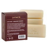 San Francisco Soap / Man Bar Soap - Man Bar Miniature Exotic Musk & Sandalwood 3pc Gift Set