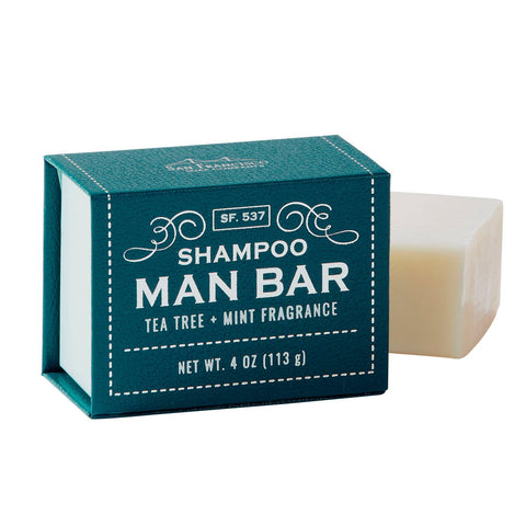 San Francisco Soap / Man Bar Soap - Shampoo Man Bar Tea Tree/mint