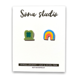 Sona Studio - Lucky Marshmallow St. Patrick’s Day Earrings