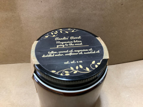 Magnesium Lotion Going To The Roost by local artist Lisa R.