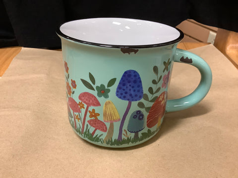Camp Mug…mushrooms in many Colors