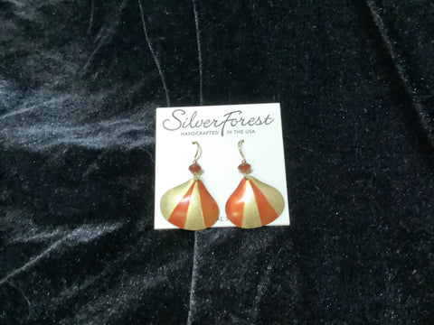 NE-2079 Silver Forest earrings