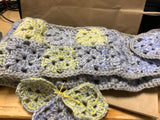 Granny Square Scarf Handmade by Artist Krystie