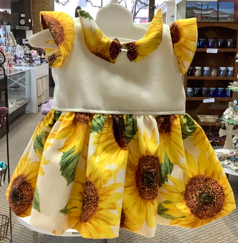 American Girl Doll Sunflower Dress by Carol