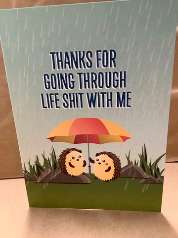 Thanks for going through. Life shit with me