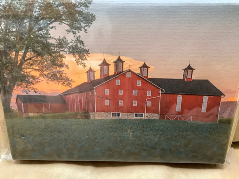 Red Barn at dawn