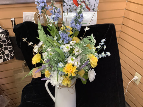 Flowers in a Pitcher by Lisa ARP