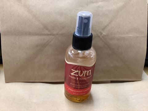 Zum spray Peppermint and Vanilla