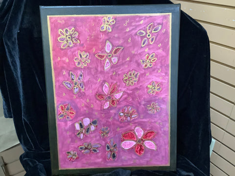 Acrylic Painting “Embers in Bloom” by Seth
