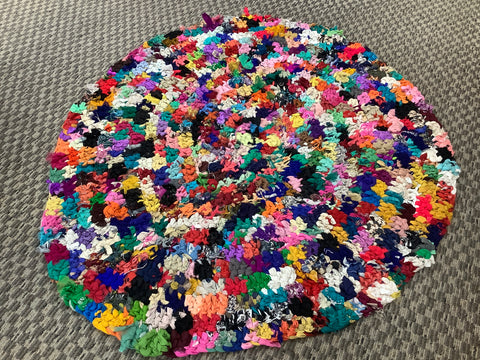 Shaggy Rag Rug by Aunt Krys