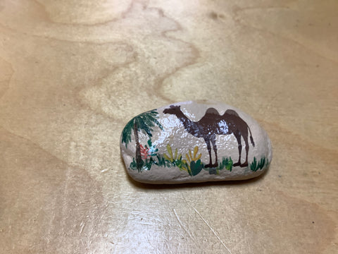 HandPainted Camel Rock by Cecelia